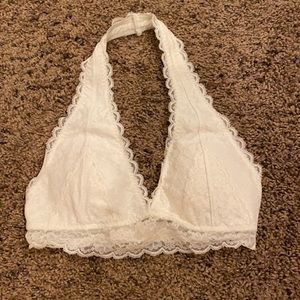 White lace bralette